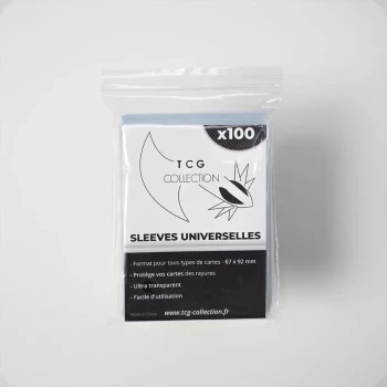 Paquet de 100 sleeves pour carte Pokémon - TCG-COLLECTION - Neuf