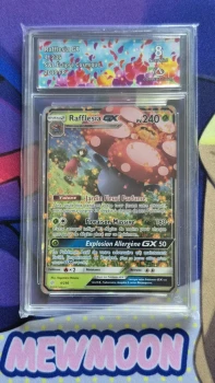 CARTE POKÉMON RAFFLESIA 4/236 GX FR SOLEIL & LUNE COLLECT AURA 8 NEAR MINT