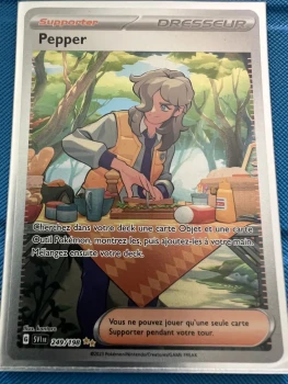 Carte Pokémon,Pepper supporter