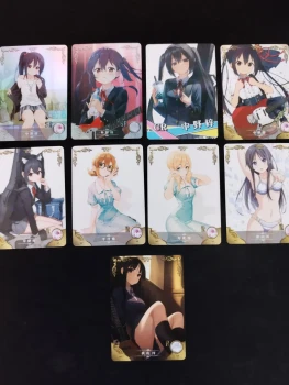 Lot 9 cartes K-On! – Goddess Story (2 SR + 1 CR + 6 R)