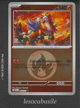 Entei 025/217 reverse Energie - ME2.5 - Héros Transcendants (2026)