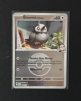 Carte Pokémon - Étourmi d’Okuba 168/217 - Pokéball - Héros Transcendants