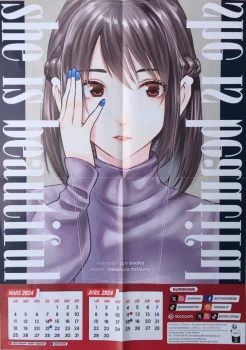 Poster Manga Seinen She Is Beautiful Kurokawa
