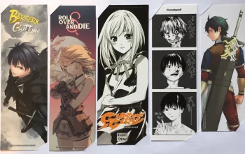 Goodies Manga Marque Page Collection Meian. Crunchyroll. Delcourt. Mahô Éditions