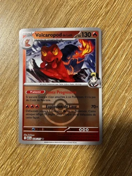 Carte Holo Reverse PokéBall Pokémon Volcaropod deLuth 024/217 Héros Transcendants