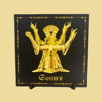 Saint Seiya – Armure des Gémeaux | Portrait décoratif impression 3D | Chevaliers du Zodiaque