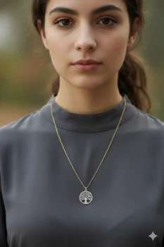 Colier pendentif arbre de vie