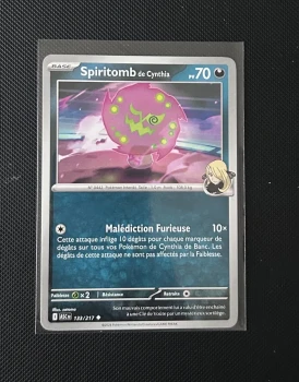 Carte Pokémon - Spiritomb de Cynthia 133/217 - Héros Transcendants