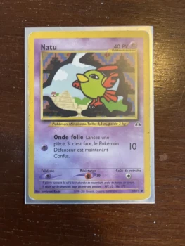 carte Pokémon Natu 1995 ultra rare