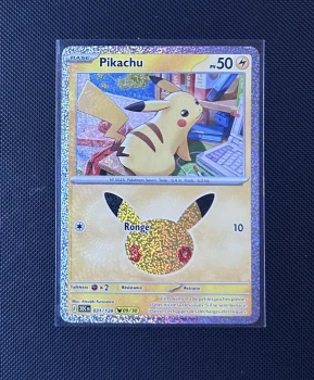 Carte Pokémon - Pikachu 31/128 - Holo - 30ème Anniversaire