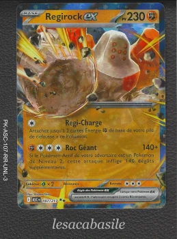 Regirock ex 107/217 RR - ME2.5 - Héros Transcendants (2026)