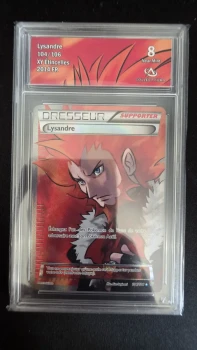 Carte Gradée Pokémon Collect Aura Lysandre 104/106 8 n°421969859