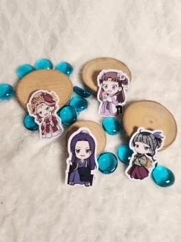 Autocollant Chibi "carnet de l'apothicaire"