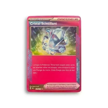 Carte Pokémon cristal scintillant