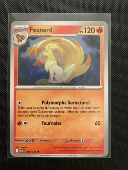 Carte Pokémon - FEUNARD 020/132 - Méga Évolution
