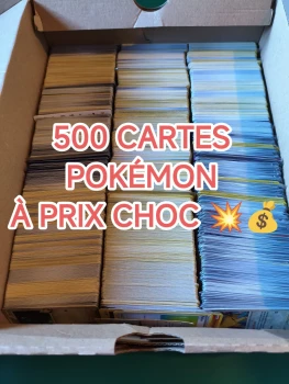 500 cartes Pokémon