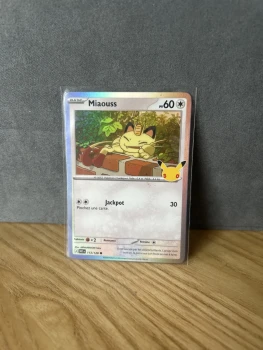 Carte Pokémon - 30eme anniversaire - Miaouss 113/128