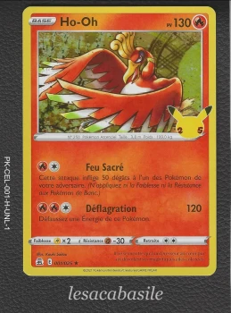 Ho-Oh 001/025 Rare Holo - Célébrations (2021)