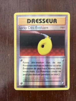 Carte Pokémon, spray des évoluant