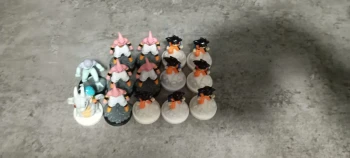 Lot pièces d'échecs Dragon Ball Z