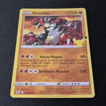 Carte Pokemon : Groudon - Célébrations