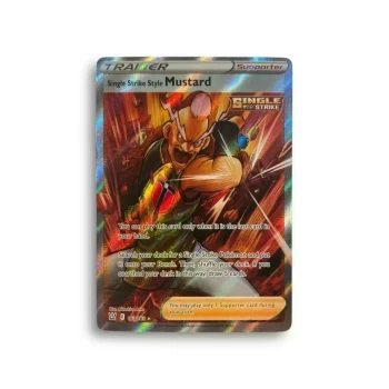 Carte Pokémon –single strike style Mustard–163/163–battle styles