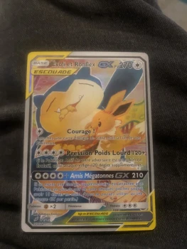 Carte Pokémon Evolie et Ronflex