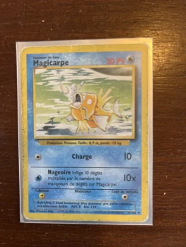 Carte Pokémon Magicarpe 1995 ultra rare