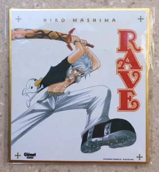 Goodies Manga Shonen Rave Shikishi Dédicace Collection Glénat