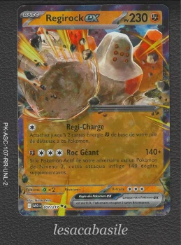 Regirock ex 107/217 RR - ME2.5 - Héros Transcendants (2026)