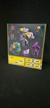 Figurine plexiglas Pokemon, coffret premium Ampibidou ex de Mashinn
