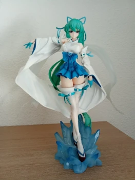 Figurine 1/7 de Magia Azure - prêtresse du givre | Looking up to magical girls | Marque WING