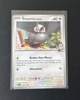 Carte Pokémon - Étourmi d’Okuba 168/217 - Héros Transcendants
