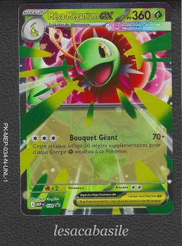 Méga-Méganium ex MEP 034 - FR - PROMOS - Méga-Evolution