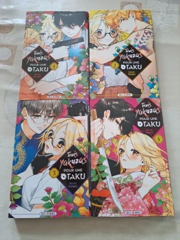 Lot 4 mangas - Trois yakuzas pour une otaku - tomes 1 à 4 - Soleil