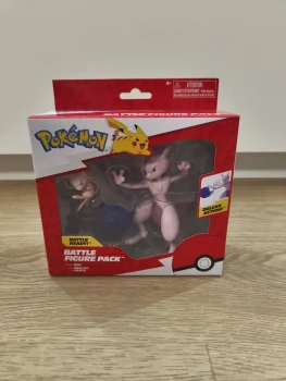 POKEMON - Mew et Mewtwo - Pack de 2 Figurine