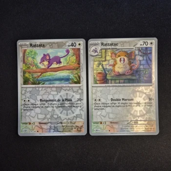 Cartes Pokemon : Famille Rattatac - 151