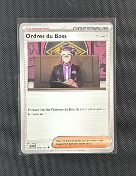 Carte Pokémon - Ordre du Boss 183/217 - Héros Transcendants