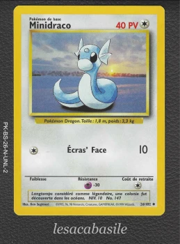 Minidraco 26/102 - FR - Set de Base (1999)