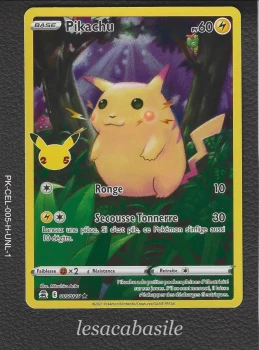 Pikachu 005/025 Holographique - Célébrations (2021)