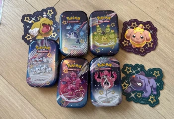 Mini tin Pokémon destinées de Paldea ouverts
