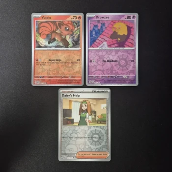 Cartes Pokemon : Lot de 3 reverses - 151