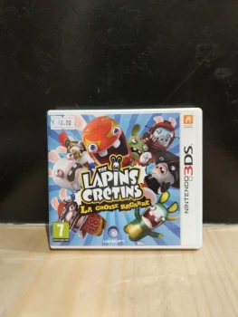 Les Lapins Crétins : La Grosse Bagarre – 3DS – Parfait état – Sans notice