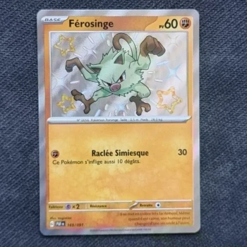 Carte pokemon Férosinge 169/091 SHINY - EV4.5  Destinées de Paldea (2024)