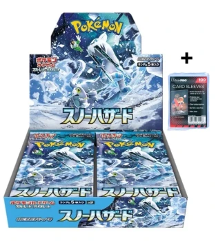 Pokemon TCG Snow Hazard SV2P Booster Box Display SEALED Japanese JP + Sleeves