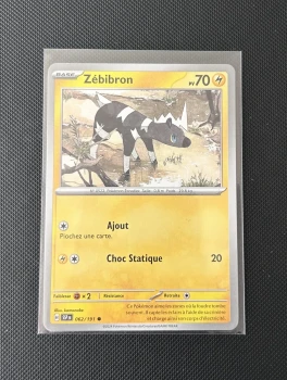 Carte Pokémon - Zébibron 62/191 - Étincelle Déferlante