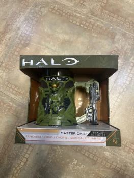 Chope résine officiel collector halo infinité master chief comme neuve