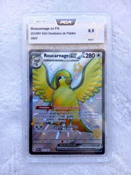 Roucarnage ex shiny PCA 9.5 Destinées de Paldea