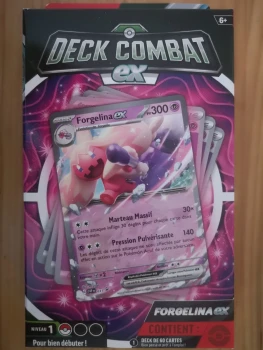 Pokémon Deck Combat EX Forgelina-ex Officiel Neuf présentée dans son blister Scellé 🎁 OFFRE TOP PROMO !