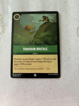 Carte Lorcana chapitre 1 n’100 neuf